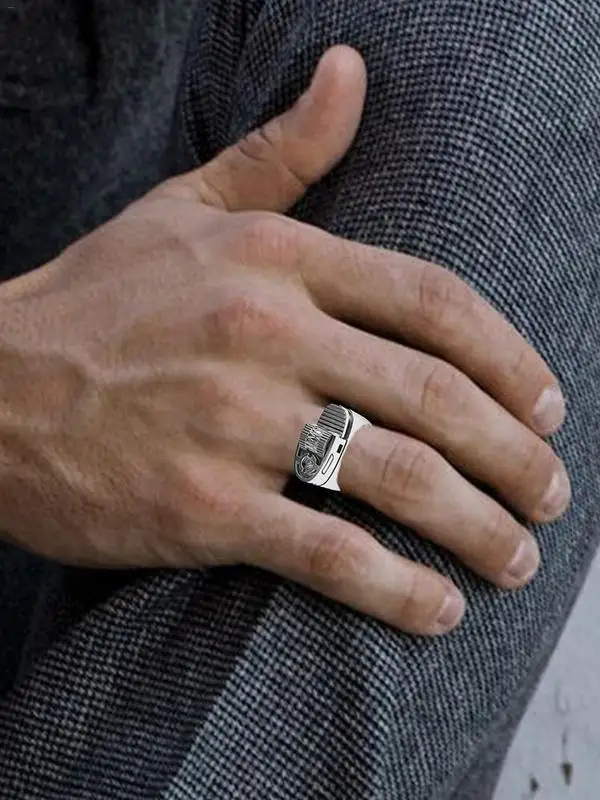 Finger Ring Gold Plated Lighter Ring For Men Women Punk Style