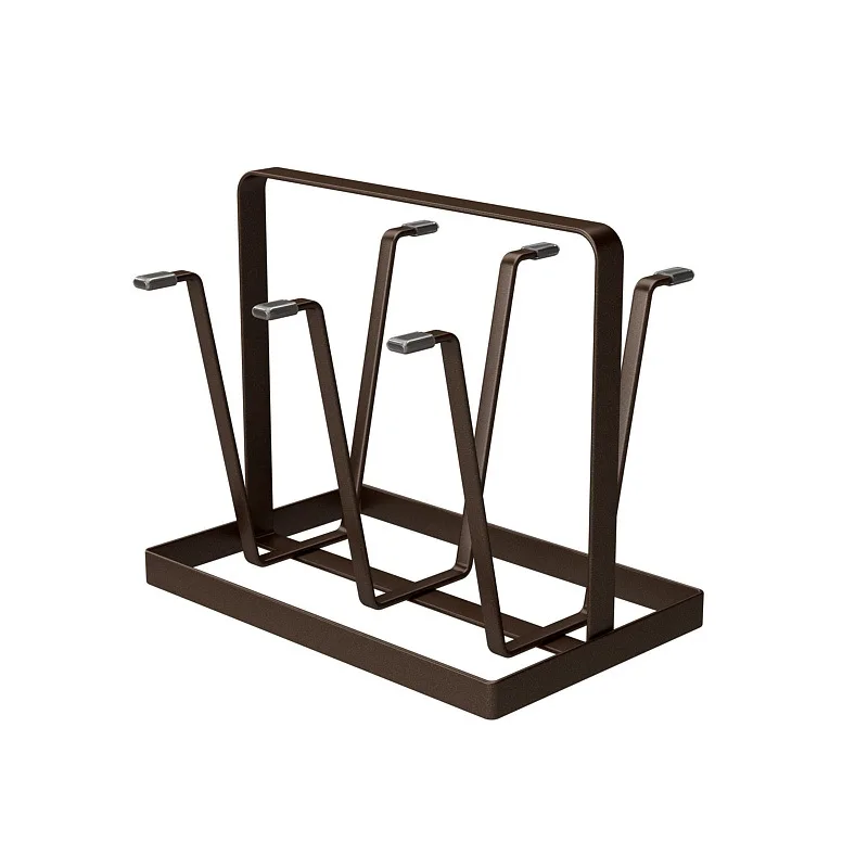 Cup Hanging Drying Shelf Upside Down Drainer Bottle Storage Rack Wine Glass Rack Kitchen Tabletop Drain Cup Holder Accessories 6