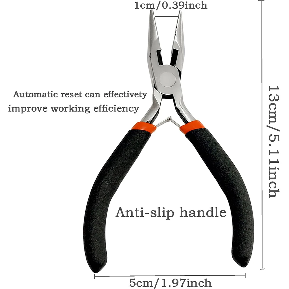 185 PCS Zipper Repair Kit Replacement Zipper Pulls Install Pliers Tool For Bags Clothes Jackets Tents Repair Tool