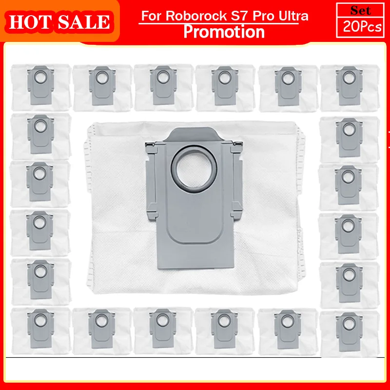 Roborock S8 Accessori Per Sacchetti Antipolvere Per S7 Pro Ultra /Roborock Q7 Max +/S7 Maxv Ultra /Roborock S8 Pro Ultra Pezzi Di Ricambio Di Ricambio