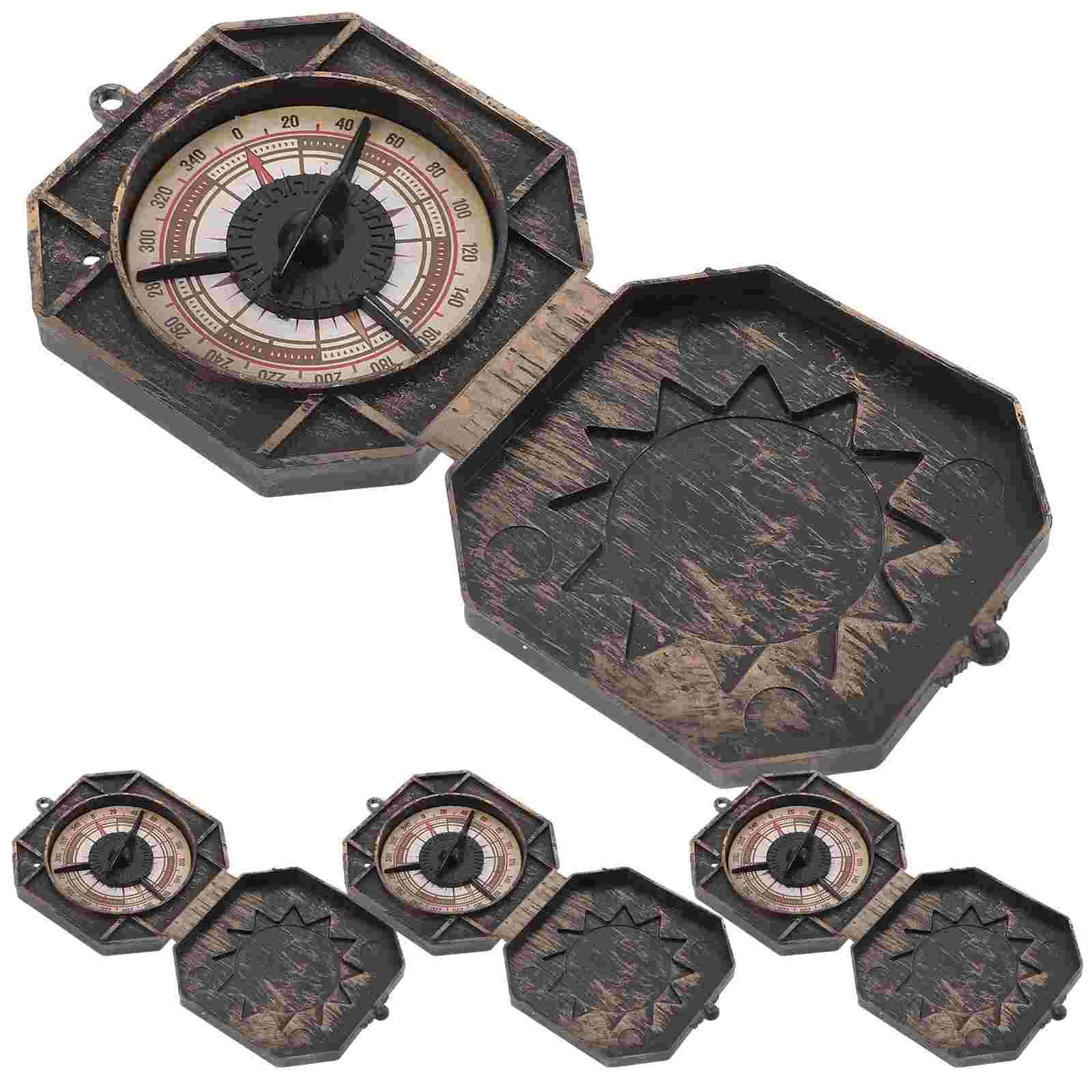 Compass Toy Gift Kids For Decoration Christmas Pirate Captain Vintage Halloween Party waterproof compass mini compass navigation compass portable compass geological compass survival compass