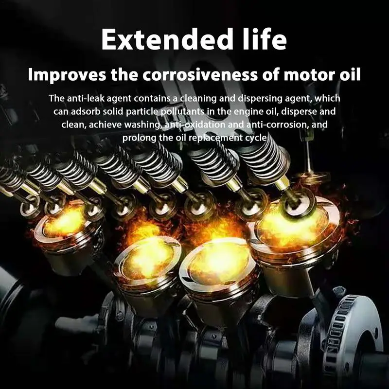 Motor Oil Additive Stop Leak Professional Leak-Proof Engine Oil Additive Universal Leak Stop Agent Seal Activator Recover