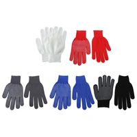12 Pair Dotted Nylon Work Gloves Single Sided Dotted Working Gloves with Grip G99D 1