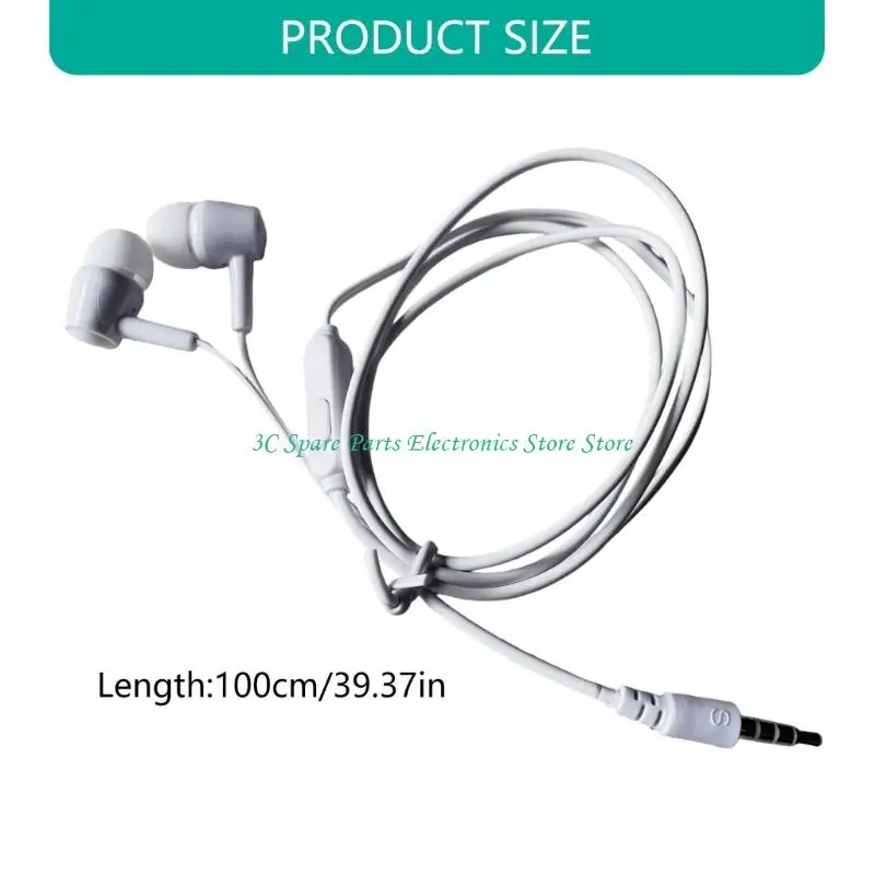 휴대폰 노트북용 마이크 범용 3.5mm 포트가 있는 SZ 유선 헤드폰