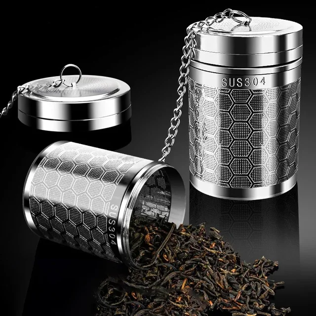 10pcs Stainless Steel Tea Strainer Filter Mesh Basket Loose Leaf - Foto 10