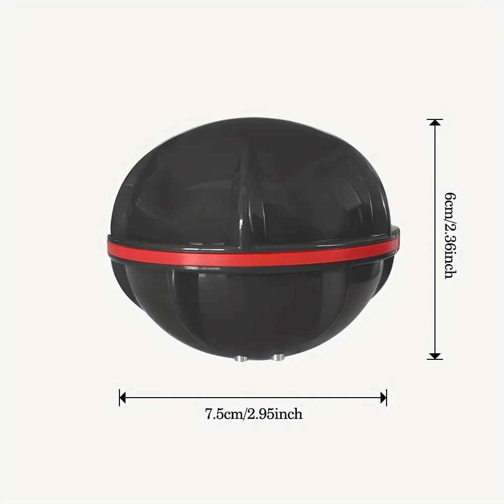 Wireless Sonar Fish Finder Compatible With Smartphones 40m Depth Detection Range Portable 2.95inch Fishing Assistant