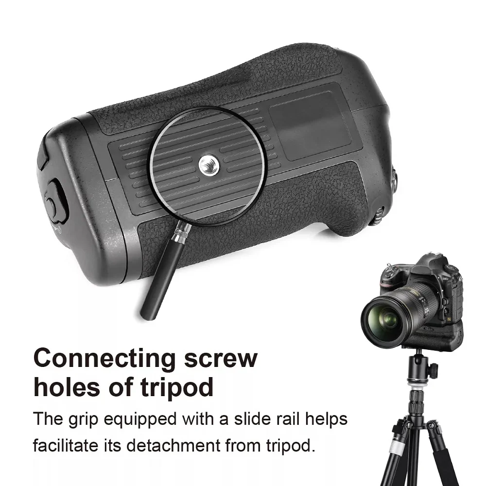Meike MK-D600 Vertical Battery Grip for Nikon D600 D610 Digital SLR Camera as MB-D14