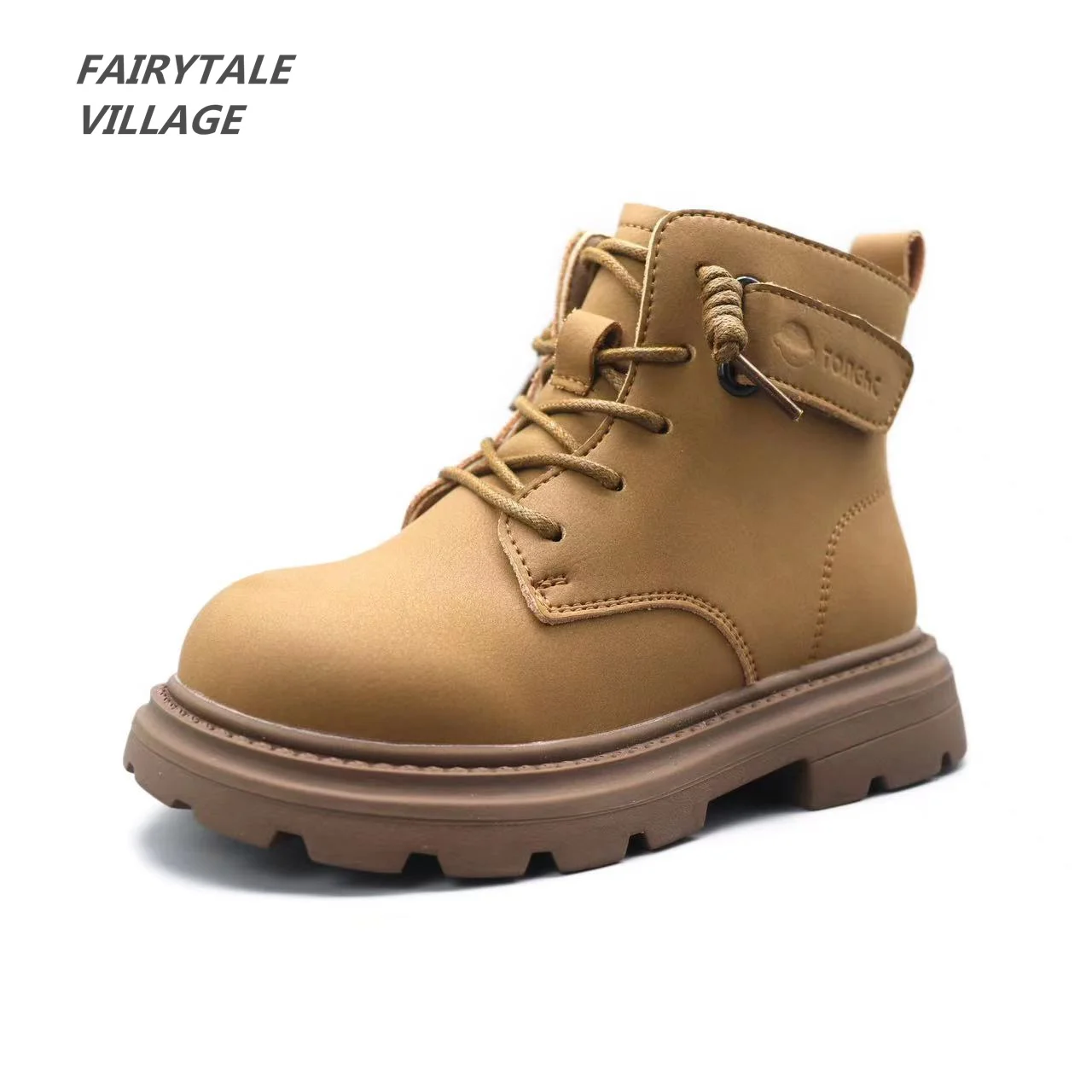 

Fairytale Village 3-12 Years Old Kids anti-slip and wear-resistant high top Warm boots High quality tendon sole ankle boots