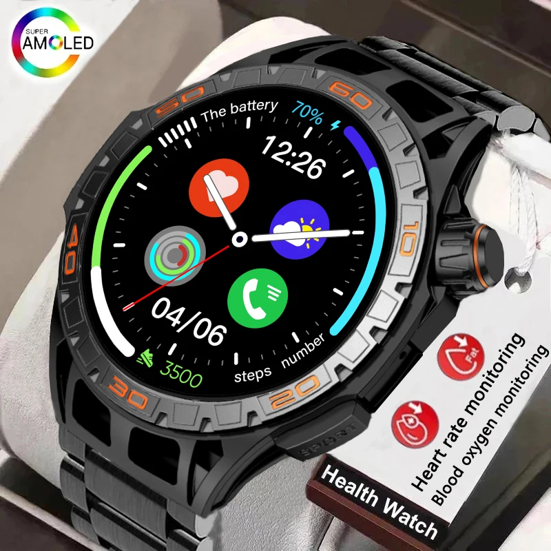 

Мужские смарт-часы с Bluetooth, водостойкие, IP68