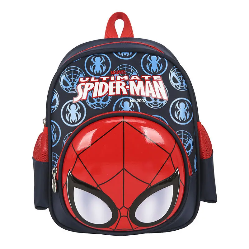 MINISO Disney Spiderman Cartoon Children 3-6 Years Old School Bag Boys Large Capacity Wear-resistant Waterproof Cute Backpack