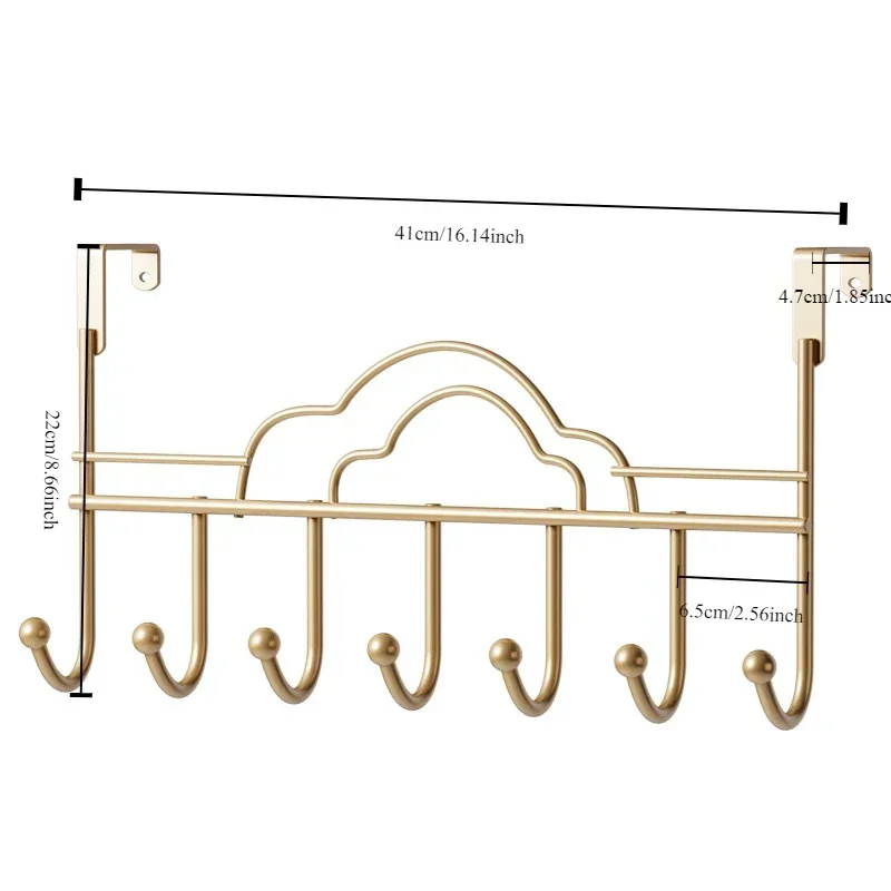 Heart Clouds Shaped Door Behind Hook Storage Wall Hanging Clothes Hanger Hook Punch-free Hanger Home Organizer Door Hooks storage hook door hook