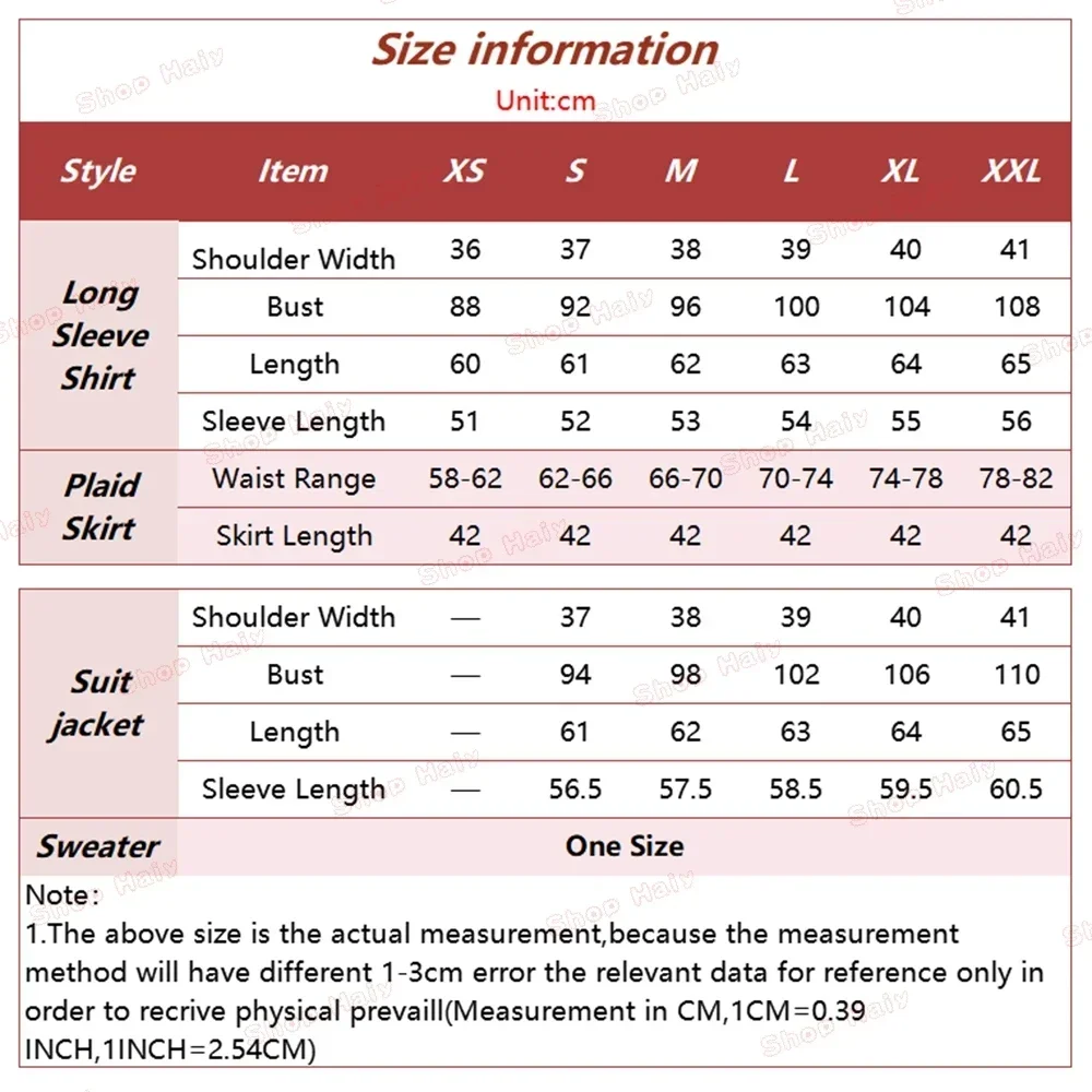 Back-to-School Suit 6pcs Japanese School Uniform for Girls JK Shirt Multiple Colors & Styles Blazer Set Sex Pleated Plaid Skirt