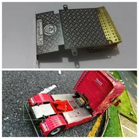 For 1/14 Tamiya Truck Tractor Scania 620 56368 770s Stainless Steel Anti-skid Plate Decorative Board DIY RC Cars Upgrade Parts 1