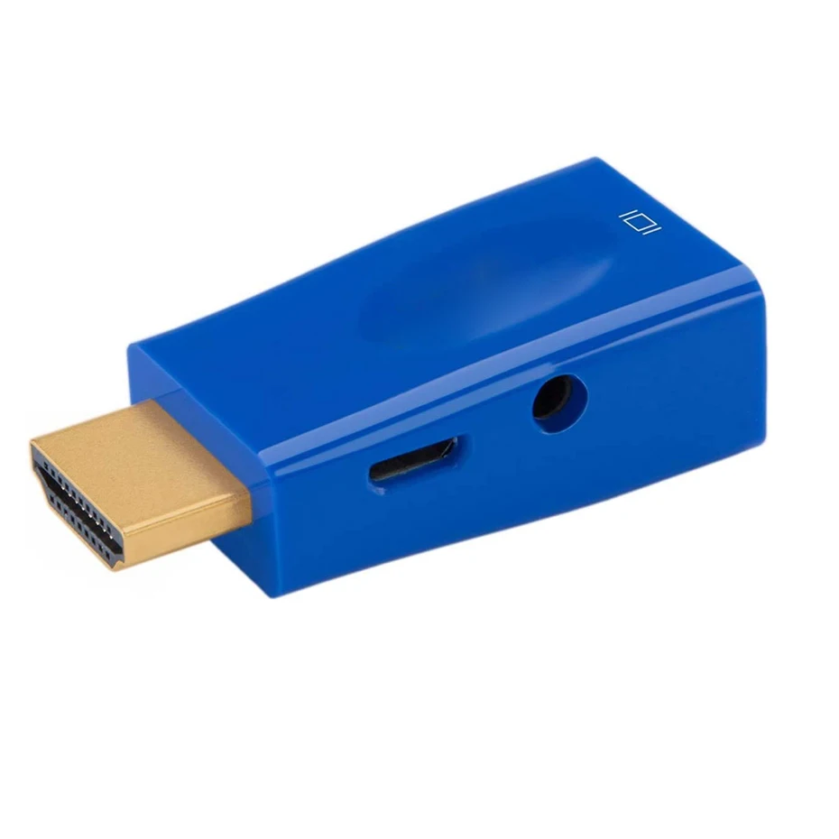 HDMI to VGA ̺,  Ʈ , HDMI to VGA ȯ, PS5 Xbox PS4 PC Ʈ Ϳ - , 1080P