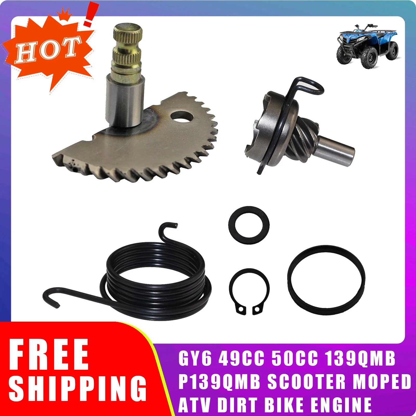2000 Yamaha Yz426f Kickstart Kick Start Shaft W Idler Gear