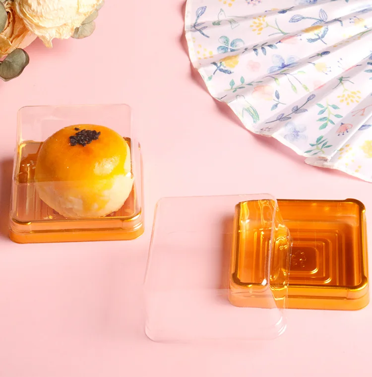 50pcs Clear Cake Boxes Mini Dessert Display Containers Cupcake Pastry Dome Lids Airtigh... - SKU CCB01453 - UGI Packaging