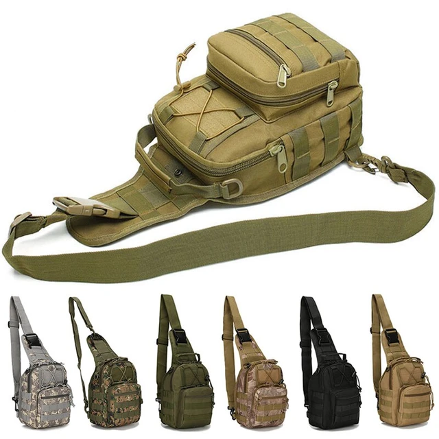 Bandolera táctica militar para hombre y mujer, bolso de hombro para viaje,  deporte, senderismo, equipo de Camping - AliExpress