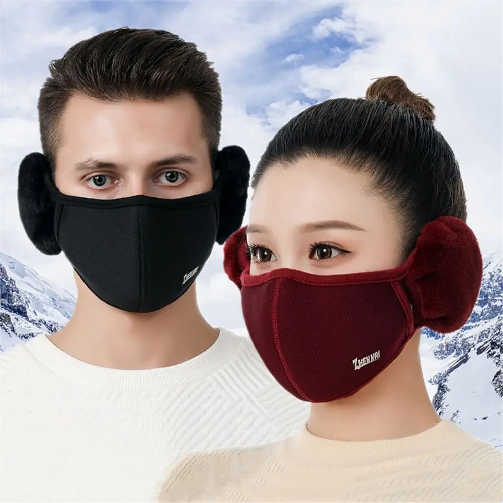 Nők cold-proof szélálló téli Felmelegedés Fül Melegítő kültéri maska Száj fedezze Fülvédő