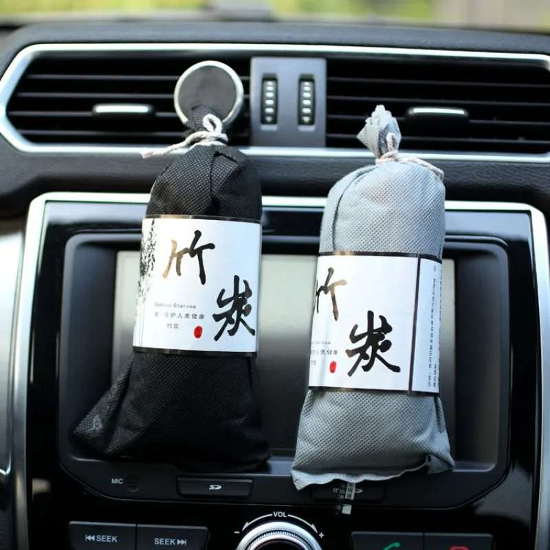 Activated Carbon Bamboo Charcoal Air Freshener & Deodorizer Bag for Closets, Shoes, and Interiors