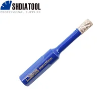 

SHDIATOOL 5pcs/set Diamond Core Drill Bit Brazed Triangular Shank Brazed Dry Drill Hole Three Side Marble Masonry Concrete Tile