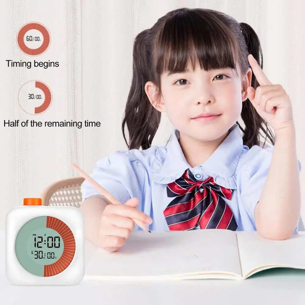 

Study Timer Visual Timer for Home School Work 60-minute Countdown Clock for Kids Adults Quiet Time Management Tool for Classroom