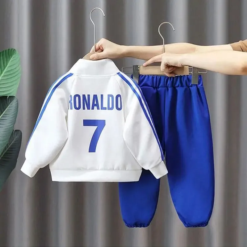 Children Clothing Set Boy Clothes Spring Suit Baby Sets Cute Cotton Coat Pants Kids Soft Tracksuit With Bag 2-10Y
