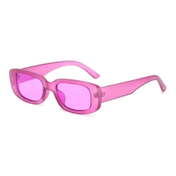 Chic Vintage Luxury Gradient Square Sunglasses (Purple)