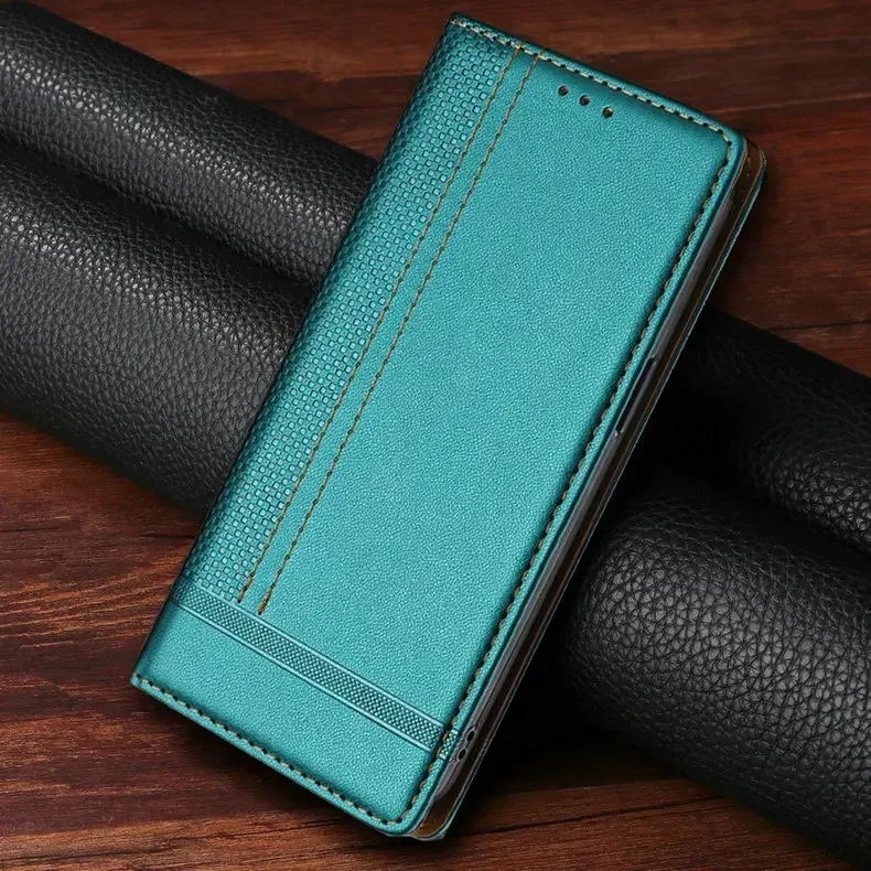 Premium Flip Case Wallet with Magnetic Closure and Card Holder
