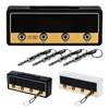 Wall mounted key holder, retro rock, Plastic, Black/Gold 1