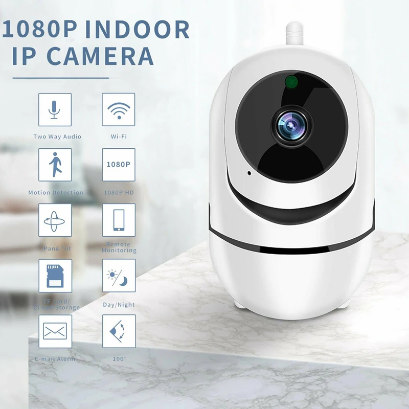 Original ycc365 1080P Cloud HD ip Camera WiFi Auto Tracking Camera Baby