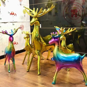 Gradient Gold Elk Balloon 1