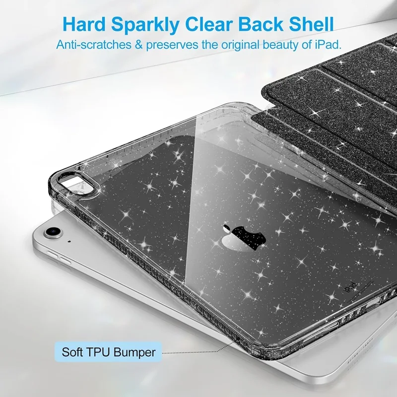 Glittering Sparkly Multi-Angle Stand Smart Cover