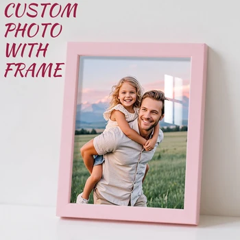 Cornice per foto personalizzata da 1 pezzo, opzioni di dimensioni multiple, possono essere cornici montate a parete, regalo commemorativo personalizzato, decorazioni per la casa