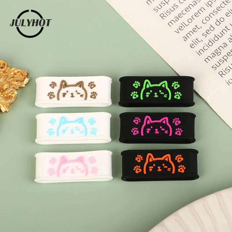 

1Pcs Cartoon Cute Cat Tennis Racket Handles's Silicone Ring Black Fixed Tennis Overgrips Rubber Ring Tennis Accessories