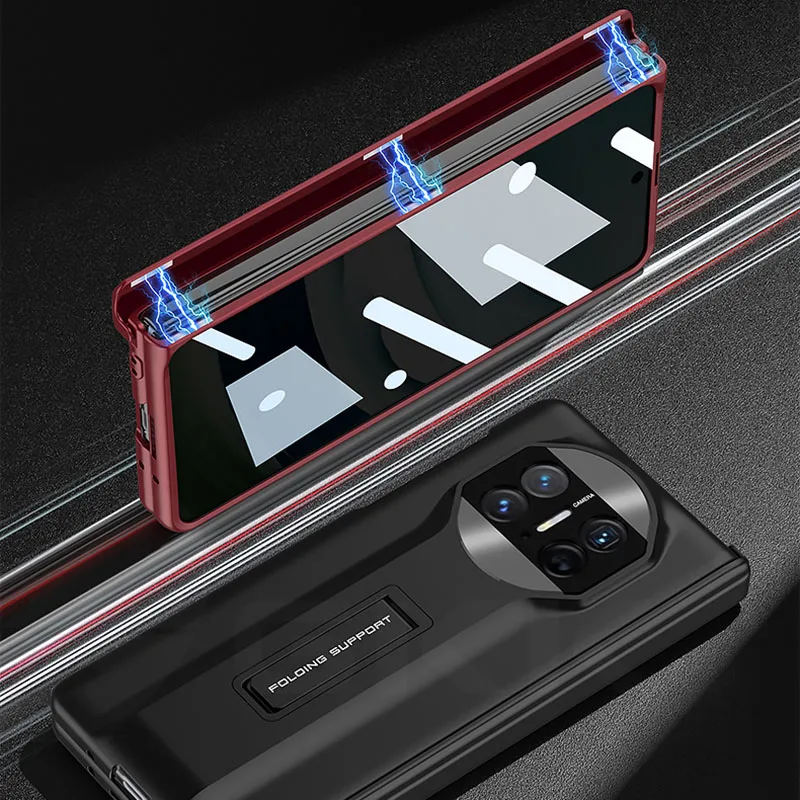 Premium Anti-Peek Supercar Style 360-Degree Protective Matte Case with Stand