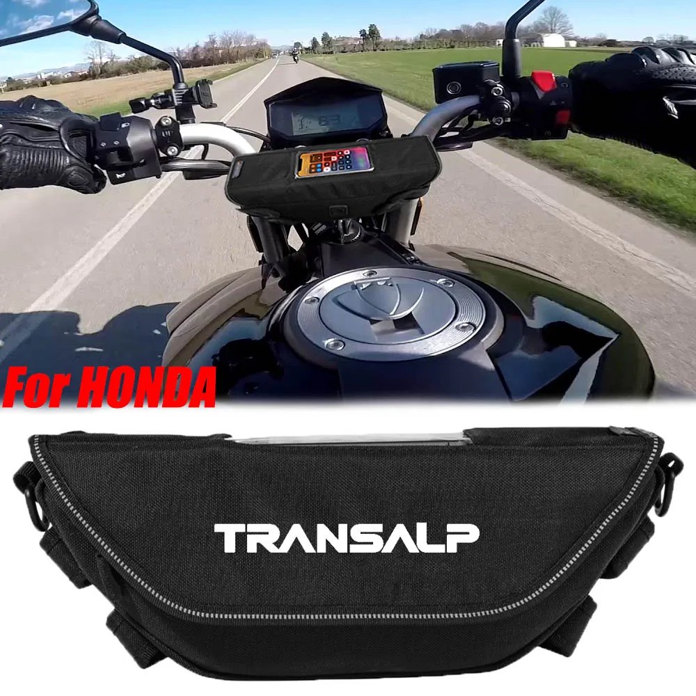 

For Honda XL750 Transalp XL650 XL 750 650 Motorcycle accessory Waterproof And Dustproof Handlebar Storage Bag navigation bag