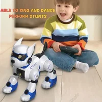 JJRC R27 Intelligent Robot Dog Toy Touch Walking Dancing Light Playing Cute Remote Control Electric Smart Pet Dog Kid's Gifts 1