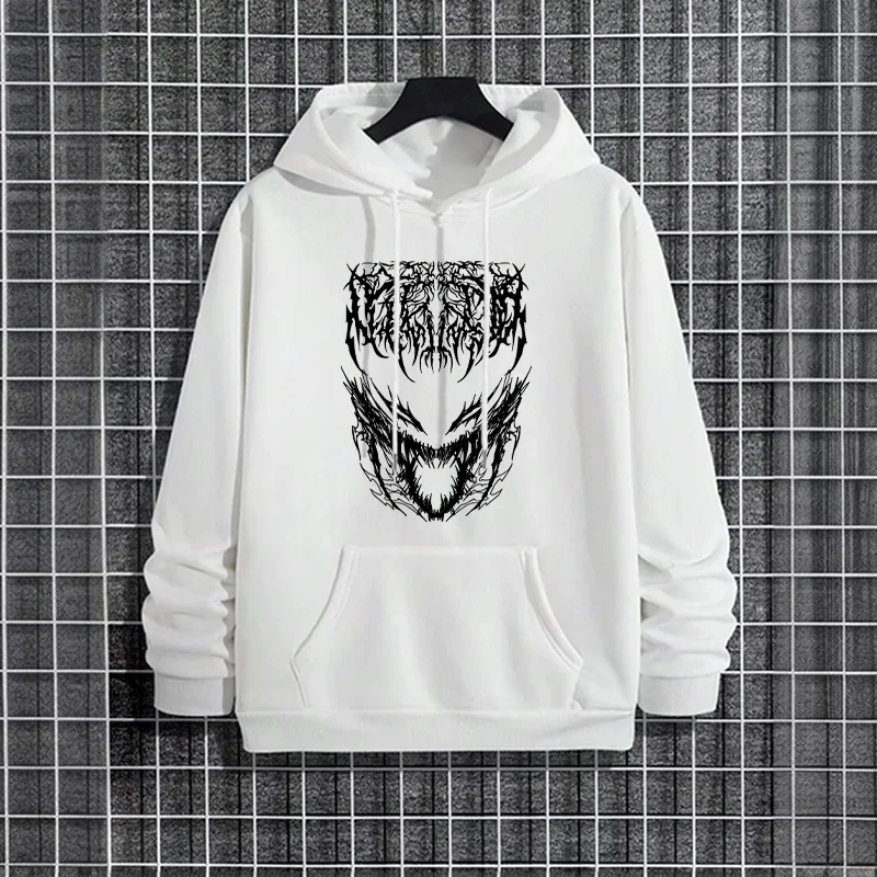 Mens Autumn Winter Hoodies Urban Streetwear Fashion