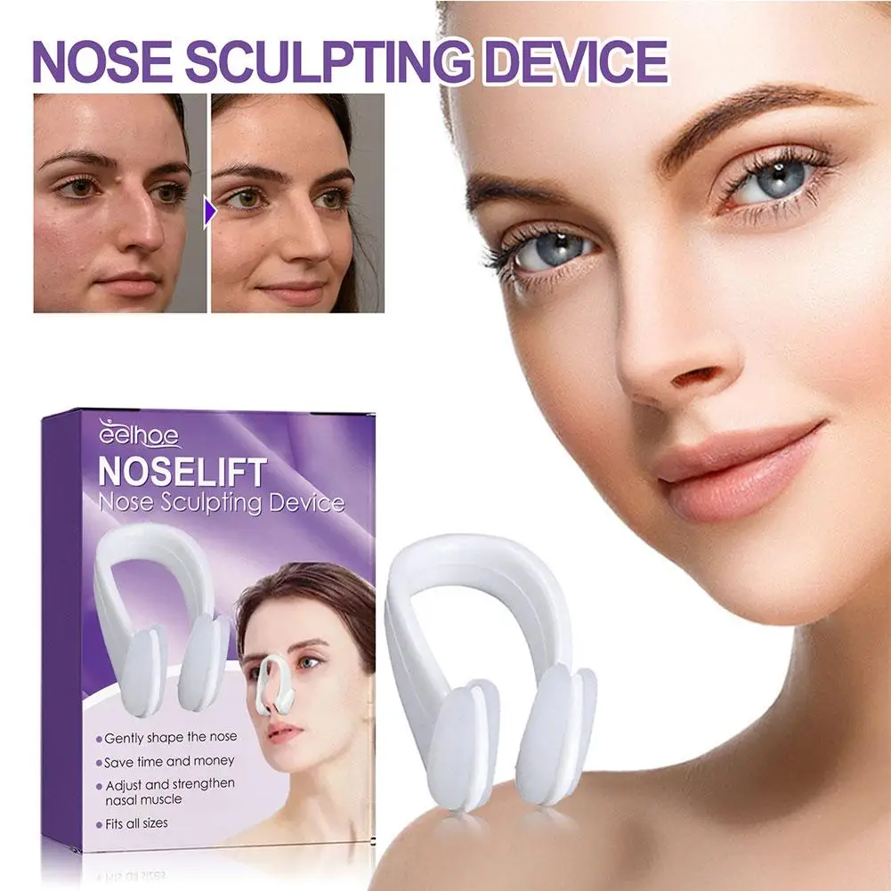 Nose Shaper Device White Silicone Nose Up Lifting Shaping Bridge Straightening Slimmer Device No Painful Beauty Tools nose shaper