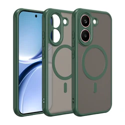 Custodia per telefono magnetica shockproof opaca e translucida