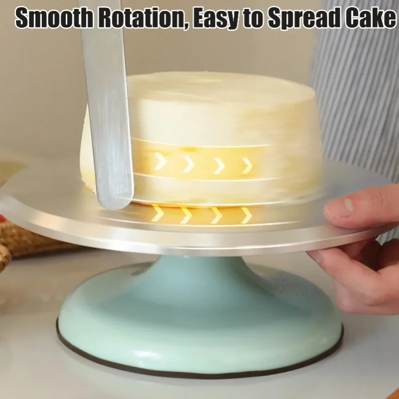 Cake Turntable 10 Inch/12 Inch Aluminum Alloy Baking Tools For Cake Decorating