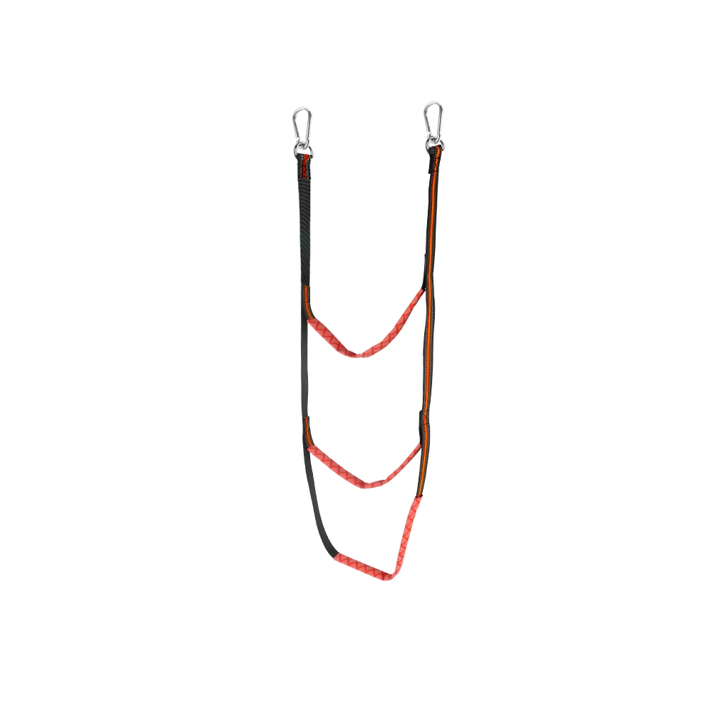 Folding Portable Boat Boarding Ladder - Yacht Marine Nylon Rope Lifter