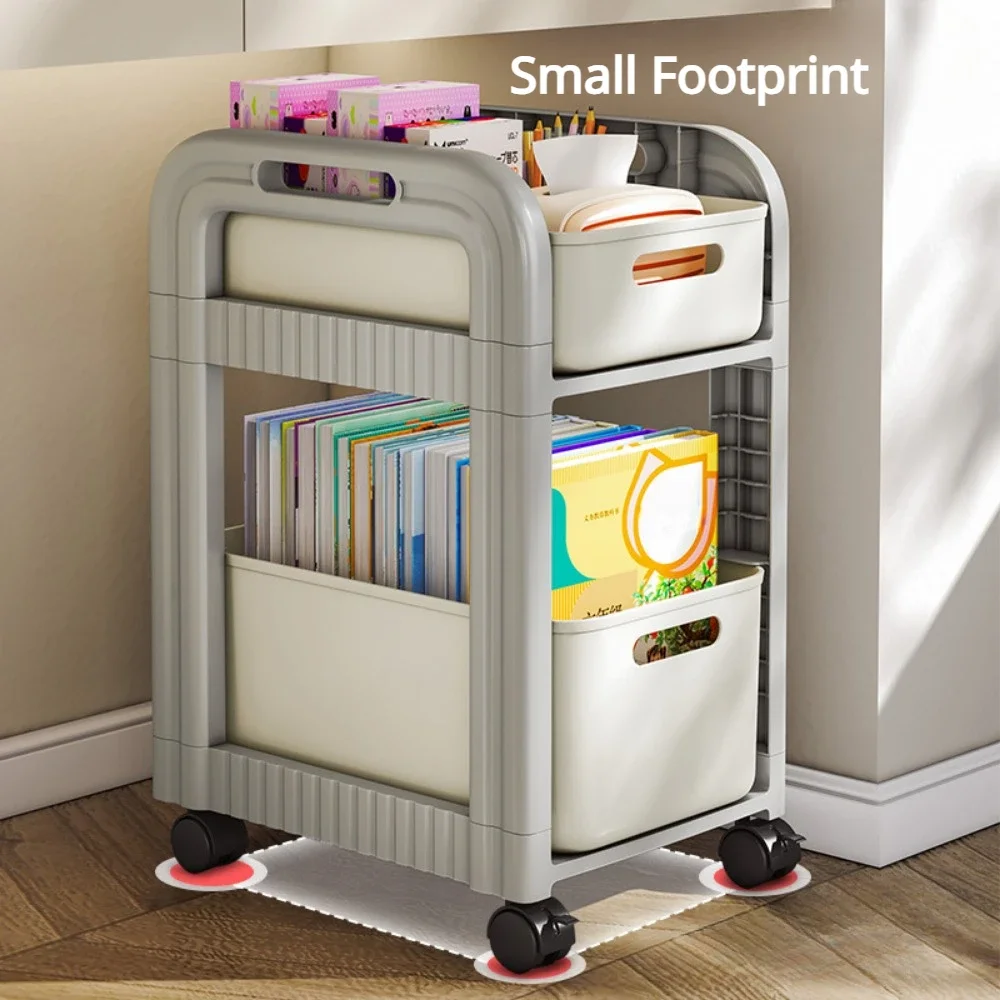 Scaffale Mobile Utility Con Ruote Carrello Sotto Il Tavolo Carrello Portaoggetti A Pavimento Carrello Portaoggetti Multistrato