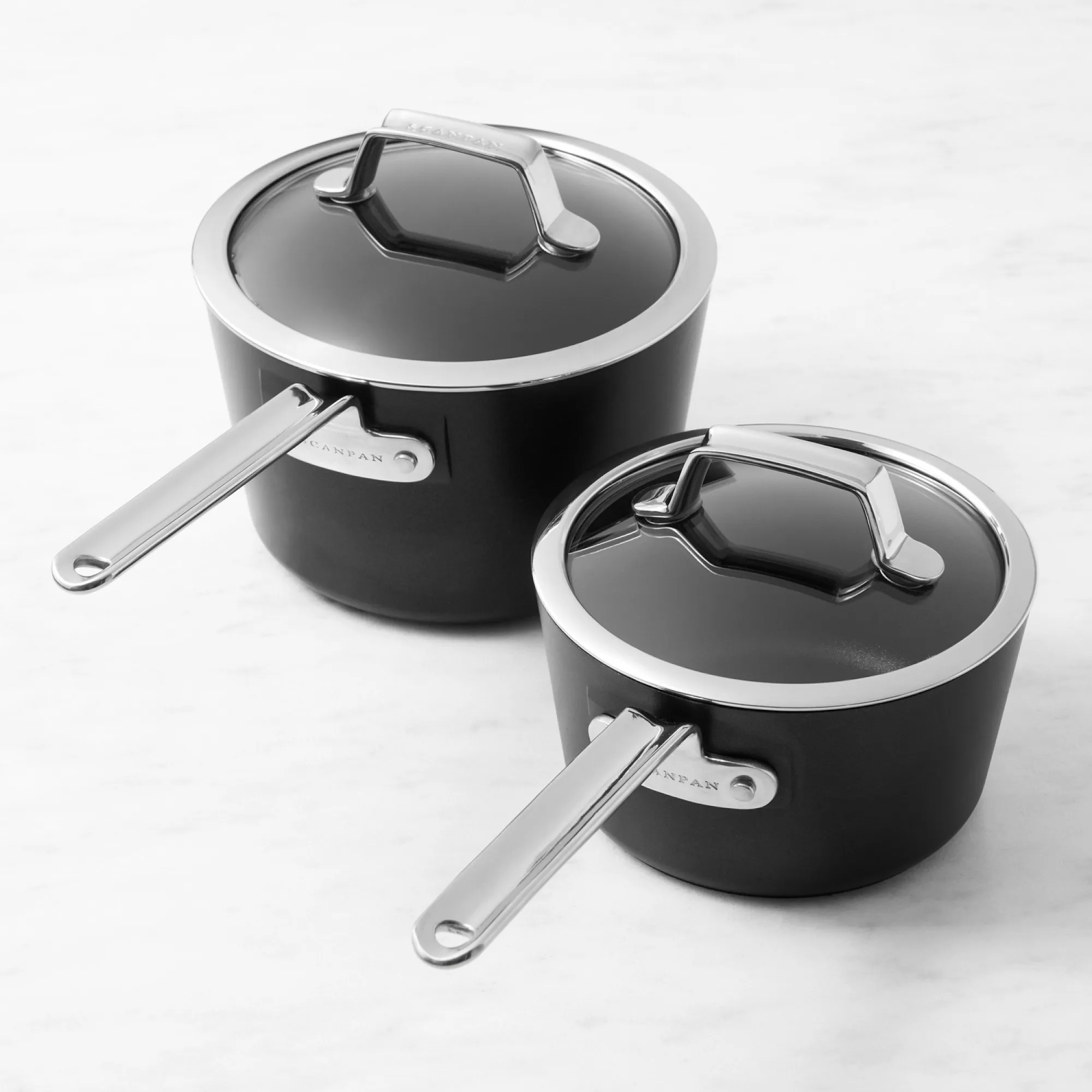 

Новый сканпан®Антипригарный набор из 4 кастрюль TechnIQ