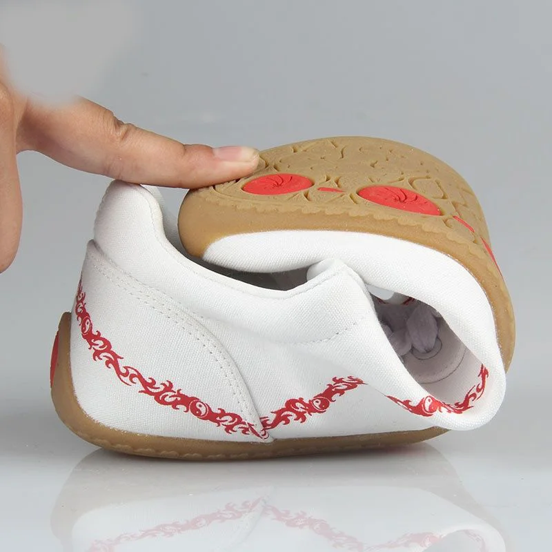 Professional Cow Reinforced Sole Kung Fu Tai Chi Shoes Kung Fu Martial Arts Shoes Abrasion Resistant Breathable Training