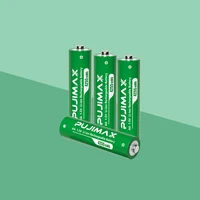 PUJIMAX 1.5V Constant Voltage AA Rechargeable Li-ion 4255mWh Battery With Intelligent LED Display Arc-look Battery Charger SET 5