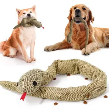 Dog Snuffle Toys Dog Enrichment Toys For Boredom Interactive Dog Toy For Foraging Instinct Training Pet Squeaker Toy Snake Style 2