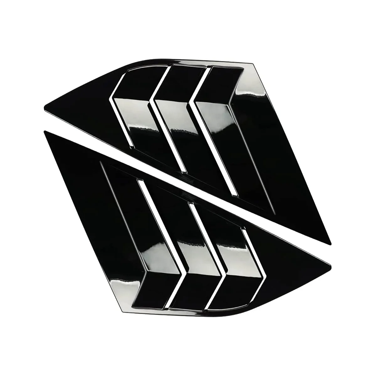 

Накладки на окна задние боковые для хэтчбека ST MK3 2012-2018, ярко-черный