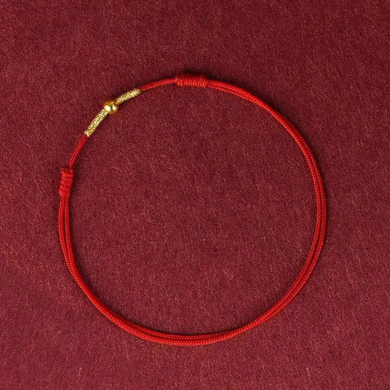 Silver Anklet Bracelet Fashion Accessories Creative Fashion Handmade Bracelet Red Rope Lucky Bangle Women Men Lovers' Best Friends Lucky Bracelet Anklet