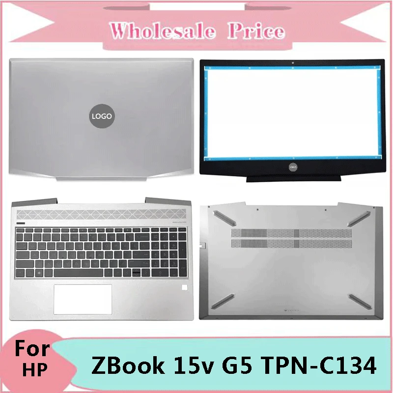 

New For HP ZHAN 99 G1 ZBook 15v G5 TPN-C134 Laptop LCD Back Cover Front Bezel Upper Palmrest Bottom Base Case Keyboard Hinges